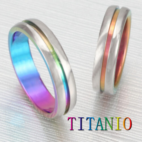 チタンの結婚指輪でティタニオ