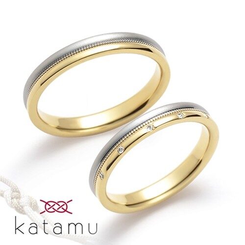 カタム　結婚指輪　鍛造製法　東雲