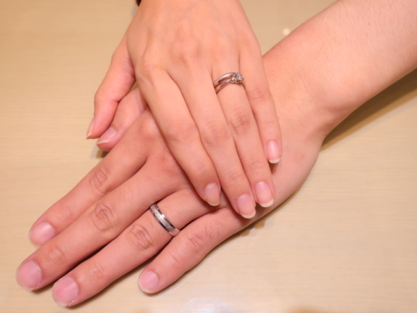 【大阪府門真市】FISCHERの結婚指輪をご成約頂きました。
