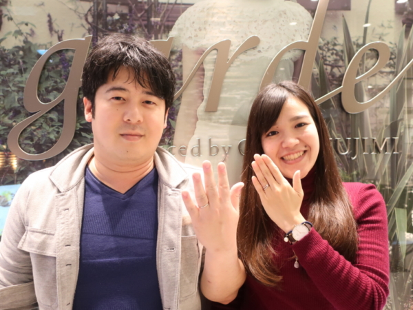 【大阪府摂津市 】Twins Cupid（ツインズキューピット）の結婚指輪をご成約頂きました。