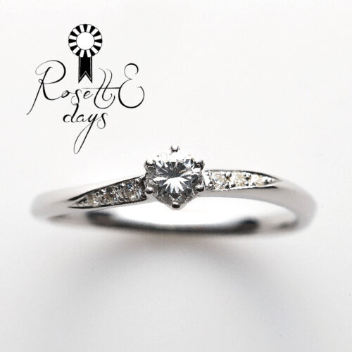 和歌山で人気なウェーブの婚約指輪デザイン