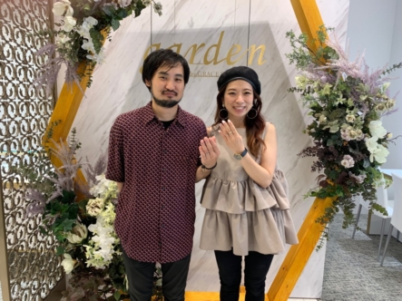 大阪茨木市｜高品質で低価格帯のプルーヴとプリートの結婚指輪をご成約いただきました