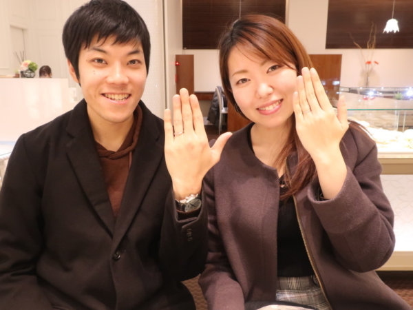 【大阪市北区】et.lu（エトル）・YUKAHOJO（ユカホウジョウ）の結婚指輪をご成約頂きました。