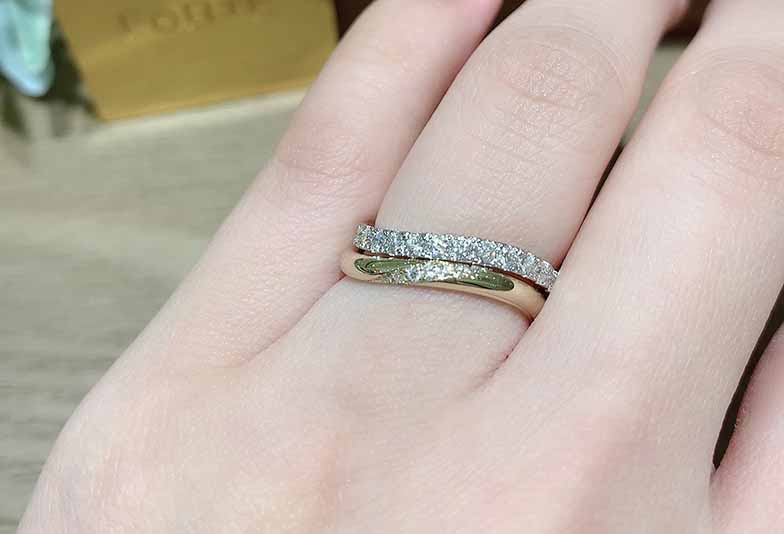 売却 結婚10周年 ダイヤモンド エンゲージリング プラチナ