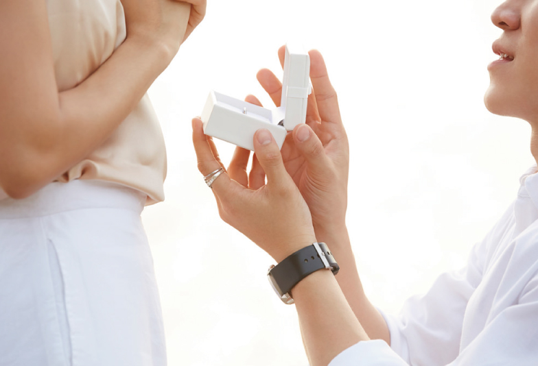 婚約指輪で定番のプロポーズが一番うれしい