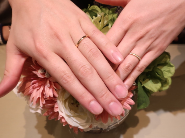 【大阪府摂津市】ORECCHIOの結婚指輪をご成約頂きました。　