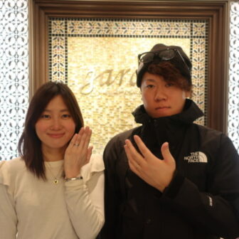 【大阪府豊中市】Milk&Strawberryの婚約指輪と結婚指輪をご成約頂きました。