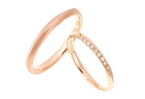 ピンクゴールド結婚指輪