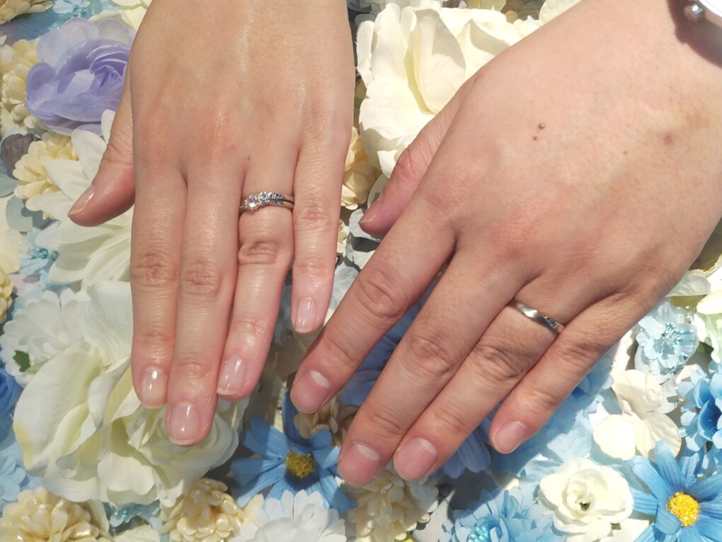 【札幌市】Disney Cinderella(シンデレラ)の婚約指輪と結婚指輪をご成約頂きました