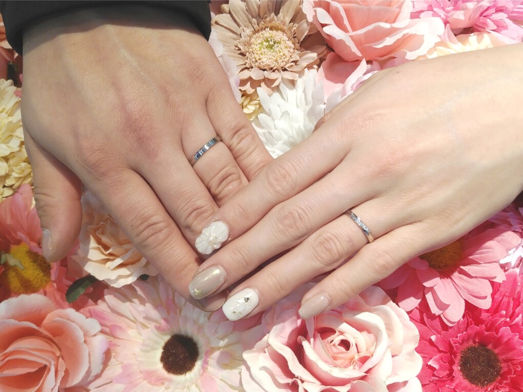 【札幌市】Something Blue(サムシングブルー)の結婚指輪をご成約頂きました。