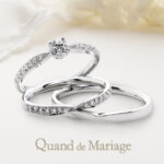 【大阪・梅田】王道でキラキラなデザインの婚約指輪・結婚指輪なら【Quand de Mariage】が可愛い♪