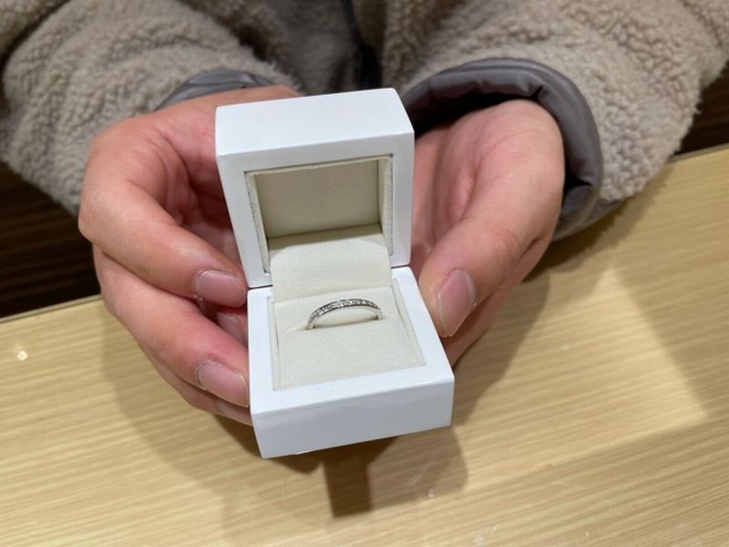 【加西市】「ひな」の婚約指輪をご成約頂きました。