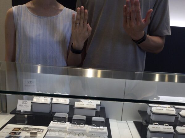 【大阪府堺市堺区】フィッシャーの結婚指輪をご成約いただきました。