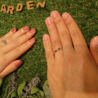 guiraの婚約指輪とORECCHIOの結婚指輪