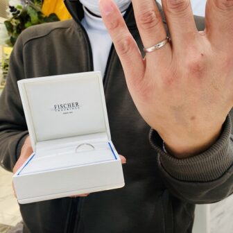 京都市南区｜フィッシャーの結婚指輪をご成約いただきました