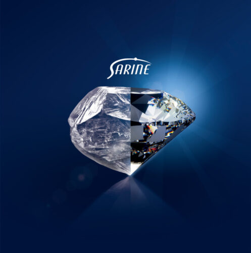 ダイヤモンドのトレーサビリティを証明するサリネテクノロジー社のイメージ