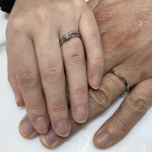 京都府上京区｜gardenオリジナルの婚約指輪・YUKAHOJOの結婚指輪をご成約いただきました