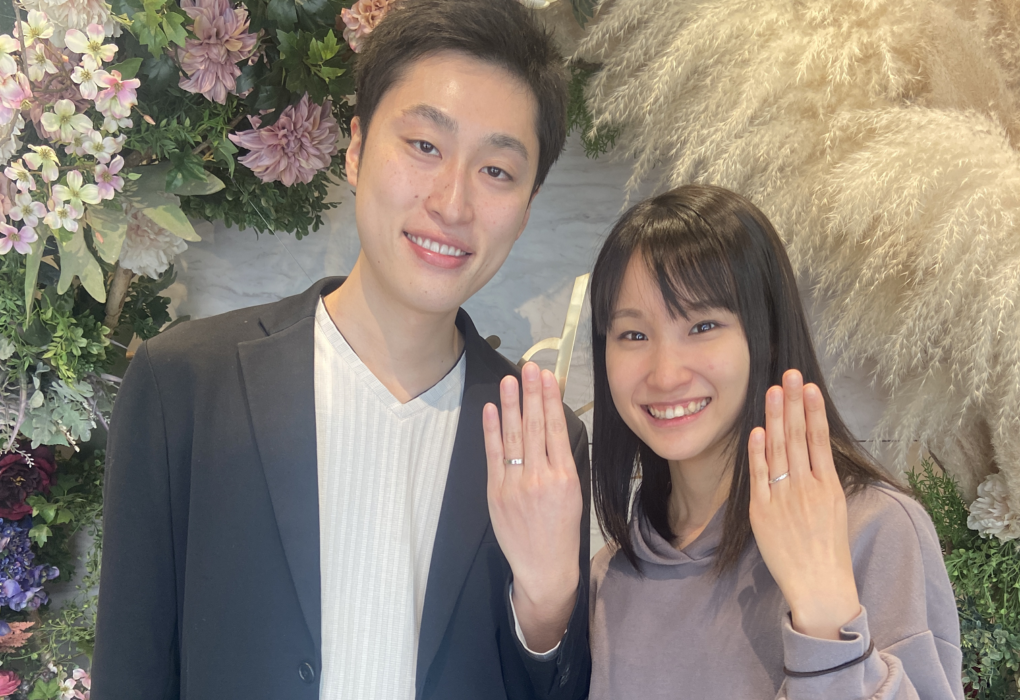 大阪市中央区｜フィッシャーFISCHERのご結婚指輪をご成約頂きました