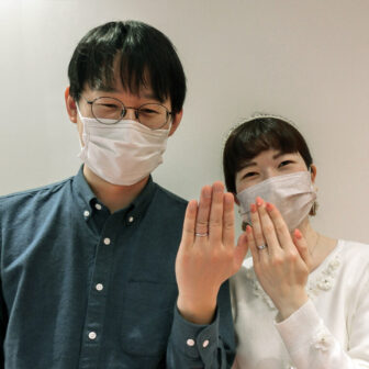 香川県・高松市｜Disney Cinderella（ディスニーシンデレラ）の婚約指輪と結婚指輪をご成約いただきました