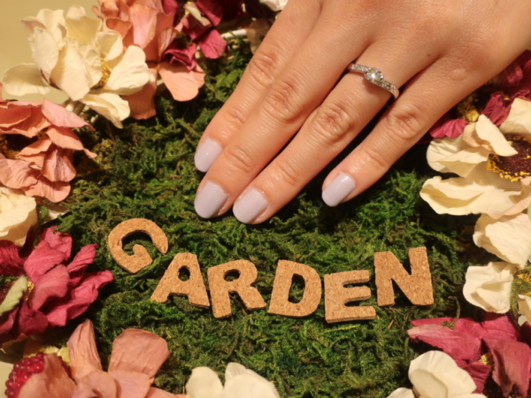 【大阪府吹田市／大阪府豊中市】gardenORIGINALの婚約指輪をご成約頂きました。