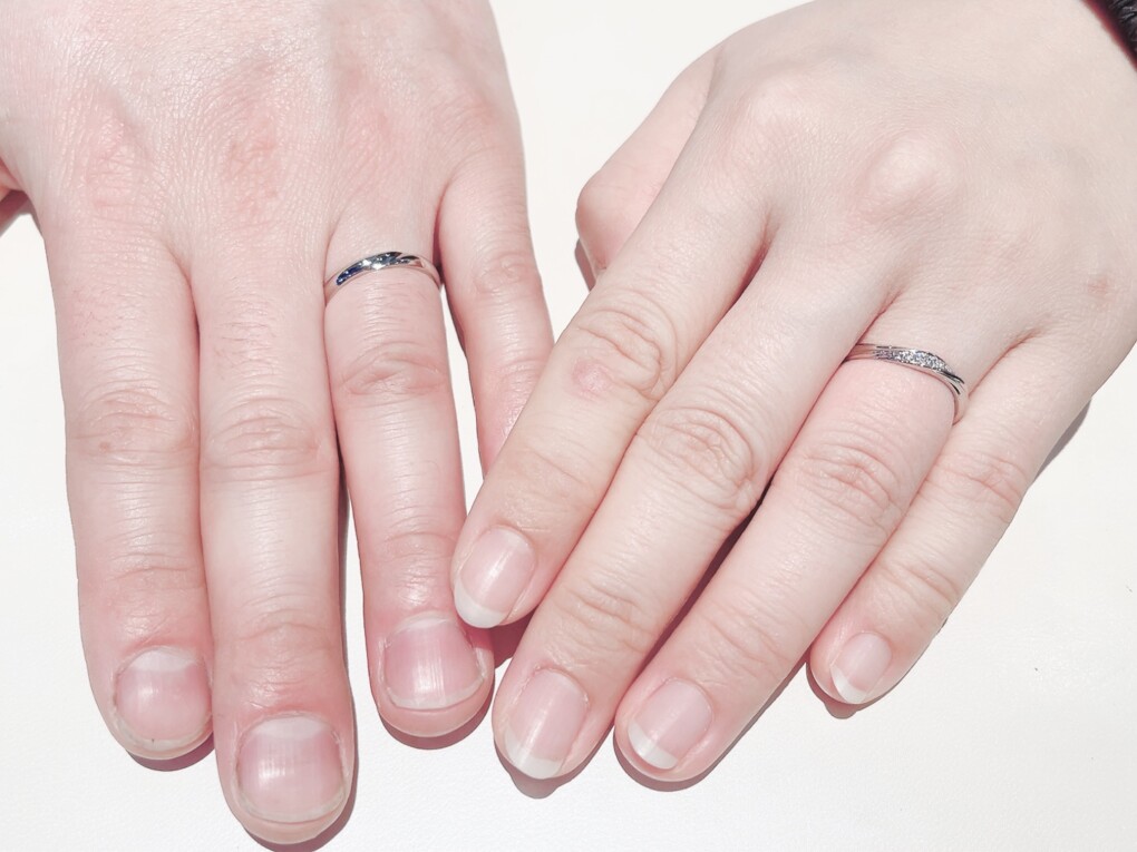 【札幌市】Something Blue(サムシングブルー)の結婚指輪をご成約頂きました。