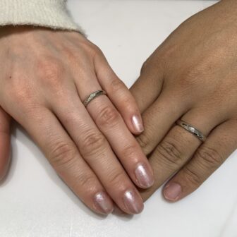 京都市伏見区｜日本一の技術を誇るパイロットの結婚指輪をご成約いただきました