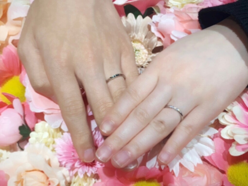【札幌市】Pink Dolphin Diamond(ピンクドルフィンダイヤモンド)とPROPOSE オリジナルの結婚指輪をご成約頂きました。