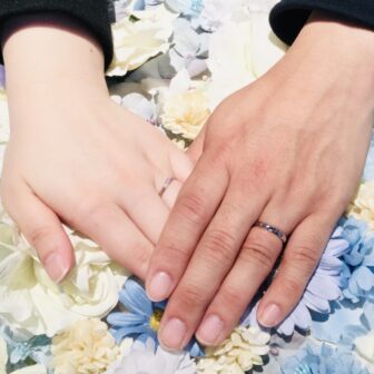 【札幌市】SomethingBlue(サムシングブルー)とHOSHI no SUNA(星の砂)の結婚指輪をご成約頂きました。