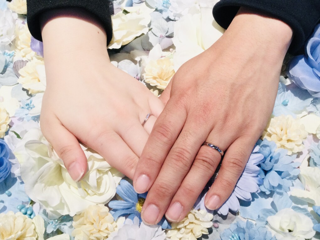 【札幌市】SomethingBlue(サムシングブルー)とHOSHI no SUNA(星の砂)の結婚指輪をご成約頂きました。