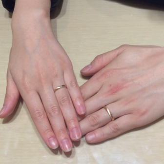 大阪市浪速区・堺市北区｜フィッシャーの結婚指輪をペアでご成約いただきました