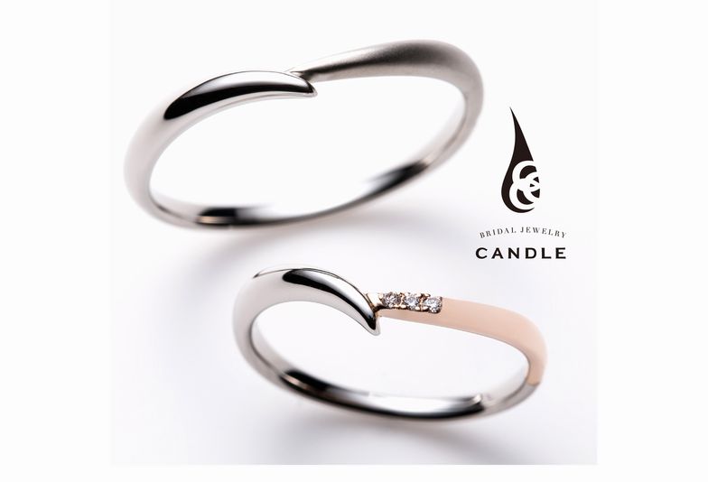 大阪府岸和田市 シンプルでお洒落なブランドキャンドルの結婚指輪をご成約いただきました