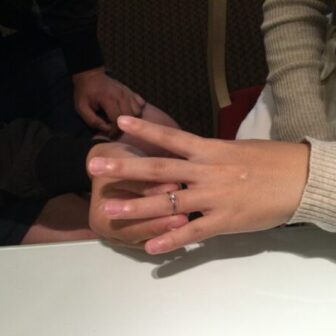 大阪府茨木市　岸和田市｜ガーデンオリジナルの婚約指輪をご成約いただきました