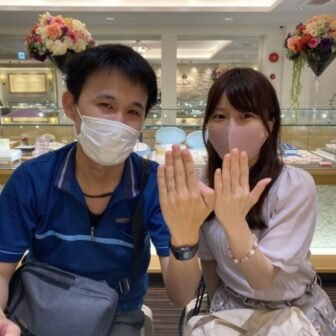 兵庫県姫路市「いい夫婦」の結婚指輪をご成約頂きました。