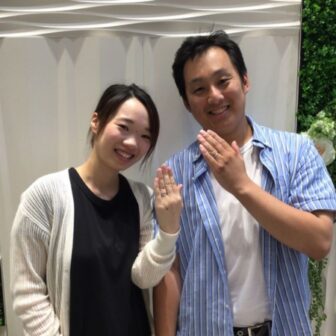 兵庫県豊岡市「SomethingBlue」の結婚指輪をご成約頂きました。
