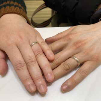 枚方市神戸市長田区　FISCHERの結婚指輪をご成約頂きました