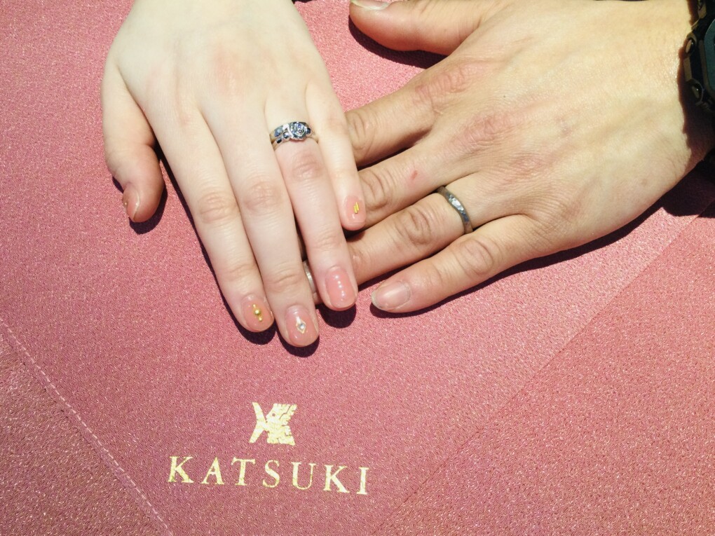 【札幌市】KATSUKI(カツキ)の結婚指輪をご成約頂きました。