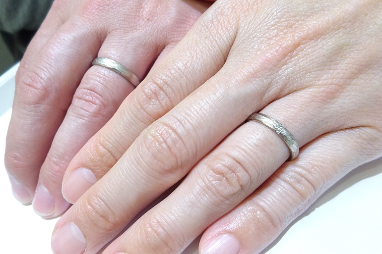 大阪府岸和田市 ドイツ製人気鍛造ブランド フィッシャーの結婚指輪をご成約いただきました