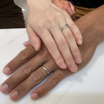 大阪市西淀川区　GRACE KAMAの婚約指輪とFISCHERの結婚指輪をご成約頂きました。