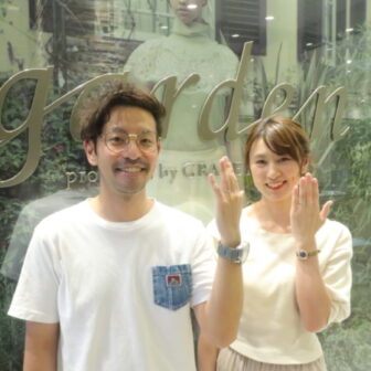 【大阪市中央区】Rosette（ロゼット）の婚約指輪と結婚指輪をご成約頂きました。