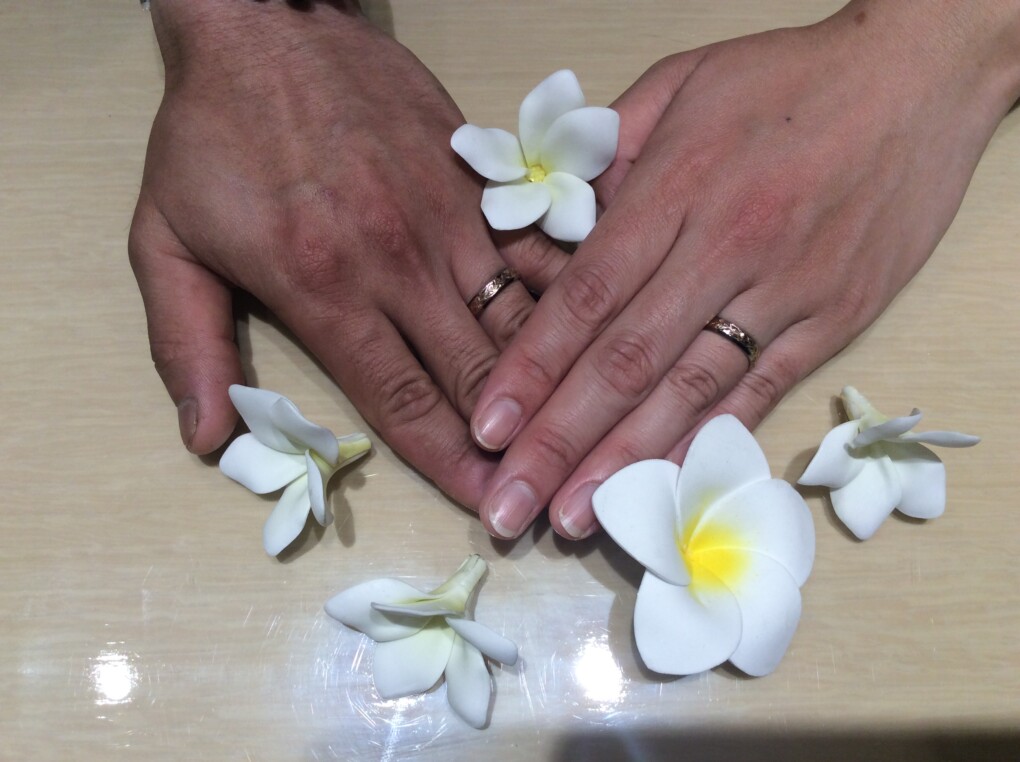 大阪市中央区｜マカナの結婚指輪をペアでご成約いただきました