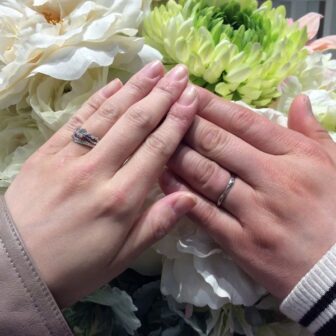 兵庫県たつの市「SomethingBlue」の結婚指輪をご成約頂きました
