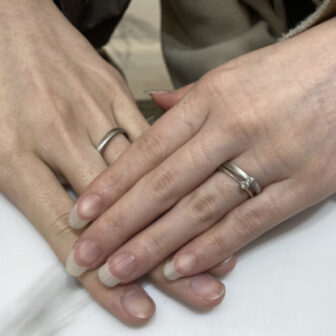 滋賀県草津市｜gardenオリジナルの婚約指輪・フィッシャーの結婚指輪をご成約いただきました