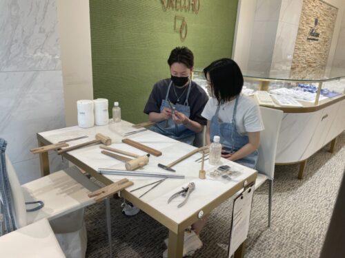 手作り結婚指輪(ペアリング)ができるジュエリーショップgardenかけがえない思い出に…