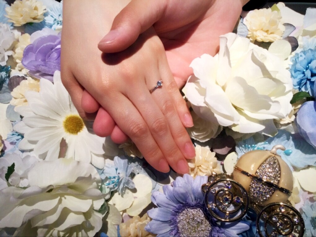 【札幌市】Disney Cinderella(シンデレラ)の婚約指輪をご成約頂きました。