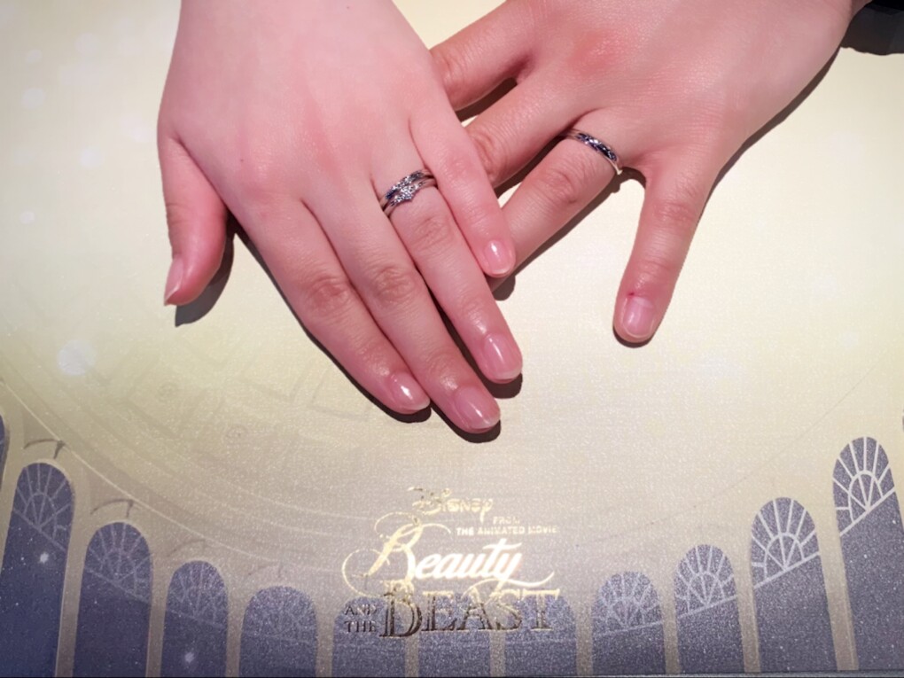 【札幌市】Beauty AND THE BEAST(美女と野獣)の結婚指輪をご成約頂きました。