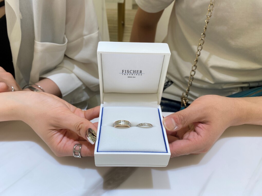 兵庫県加古川市　FISCHERとMAILEの結婚指輪をご成約頂きました。
