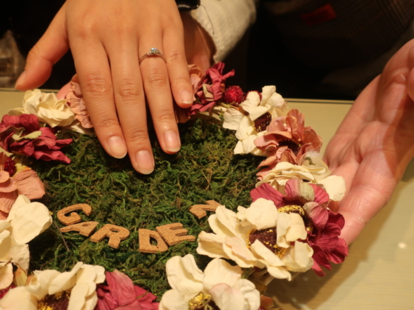 【大阪府茨木市】gardenオリジナルの婚約指輪をご成約頂きました。