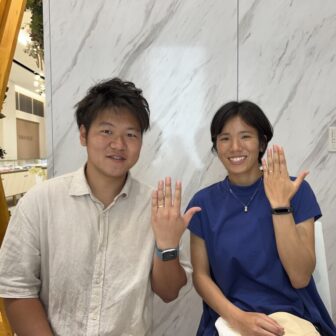 京都府宇治市｜鍛造の結婚指輪FISCHER（フィッシャー）をご成約いただきました