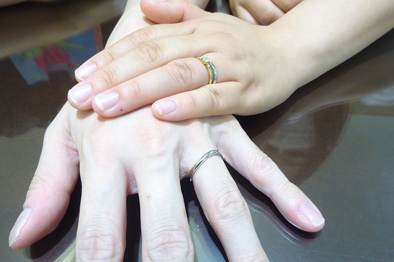 大阪府河内長野市 さまざまなテイストが揃う グラマ(GRAMA)の結婚指輪をご成約いただきました