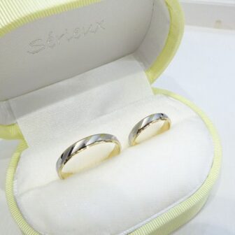 和歌山県岬町 コンビ色が人気なブランド セリューの結婚指輪をご成約いただきました
